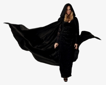 #witch #cloak #hooded #woman #lady #blonde #girl #beautiful - Girl In Cloak Png, Transparent Png, Free Download