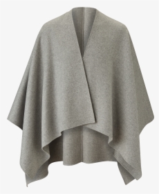 Joseph, Quadro Double Face Cashmere Cape, In Grey - Woolen, HD Png Download, Free Download