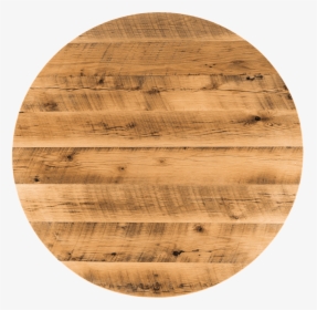 Wood Table Tops - Wood Circle Table Top View, HD Png Download, Free Download