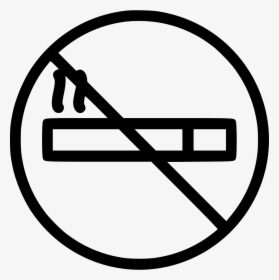 No Smoking - No Smoking Line Icon Png, Transparent Png, Free Download