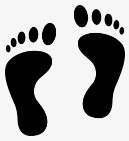 Foot Prints Png - Silhouette Footprint Vector, Transparent Png, Free Download