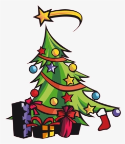 Christmas Tree - Arbol De Navidad Animado Png, Transparent Png, Free Download