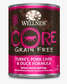 Turkey, Pork Liver And Duck - Wellness Dog Food, HD Png Download, Free Download