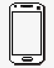 Transparent Phone Pixel Art - Phone Pixel Art Png, Png Download, Free Download