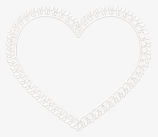 Heart White Lace Png, Transparent Png, Free Download