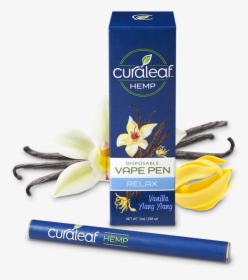Transparent Vape Pen Png - Curaleaf Hemp Cbd Disposable Pen Lemon Bergamot Revive, Png Download, Free Download