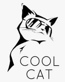 Personalised Poster A1 Size - Cool Cat Stencil, HD Png Download, Free Download