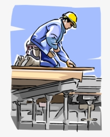 Wood Floor Worker Png - Illustrations Of Construction Workers Png, Transparent Png, Free Download