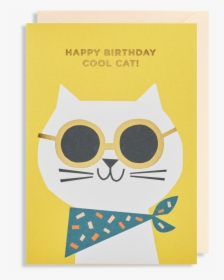 Cool Cat Birthday Card, HD Png Download, Free Download