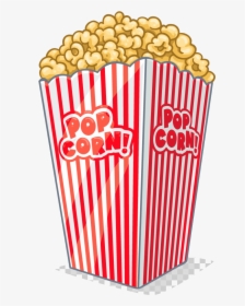 Popcorn Clipart Tv And Transparent Background Clip - Popcorn Clipart Png, Png Download, Free Download