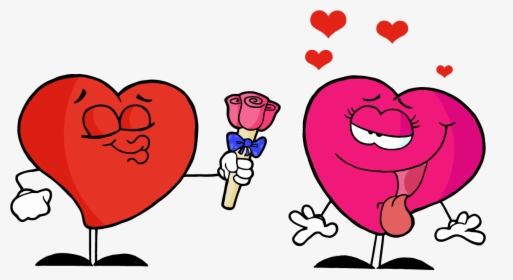 February Heart Cartoon Clipart - Infatuation Clipart, HD Png Download, Free Download