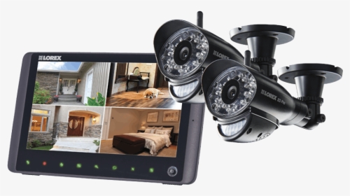 Sd Pro Wireless Video Surveillance System With 2 Cameras - Lw2962h Lorex, HD Png Download, Free Download