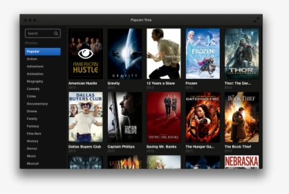 Screen Shot 2014 03 04 At - Popcorn App Mac, HD Png Download, Free Download