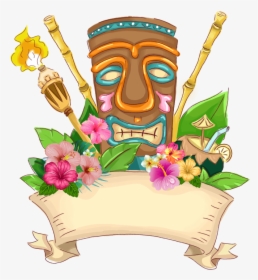 #tropical #hawaii #tiki - Tiki Hawaii Vector Png, Transparent Png, Free Download