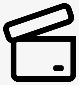 Archive Opened Box Outline, HD Png Download, Free Download