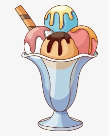 Cliparts For Free Download Milkshake Clipart Draw And - Drawing Of Ice Creams, HD Png Download, Free Download