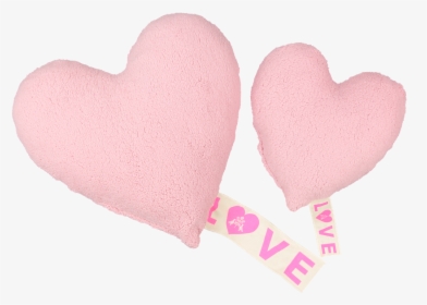 Love Fleece Pillow In Pink - Heart, HD Png Download, Free Download