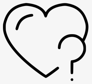 Question Love Heart - Heart, HD Png Download, Free Download