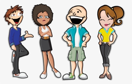 Conversation Clipart Cell Group - People With Different Personalities Clipart, HD Png Download, Free Download