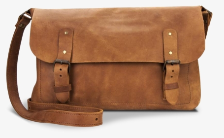 Brown Leather Bag Png Clipart - Messenger Bag, Transparent Png - kindpng