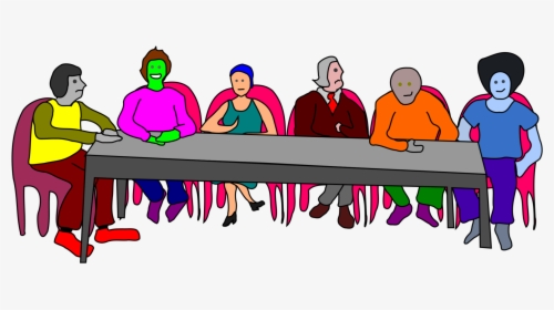 Human - Meeting On Table Clip Art, HD Png Download, Free Download