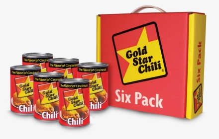 Gold Star Chili Six Pack - Gold Star Chili, HD Png Download, Free Download