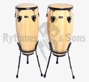 Club Salsa Pair Of Natural Wooden Congas - Congas Salsa, HD Png Download, Free Download