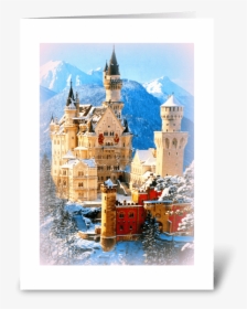 Neuschwanstein Castle ~ Bavaria Greeting Card - Castel Germania Neuschwanstein, HD Png Download, Free Download