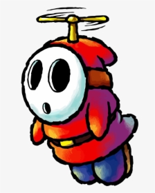 Mario Clipart Bad Guys - Mario Shy Guy Flying, HD Png Download, Free Download