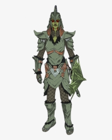 Drawn Orc Female - Elder Scrolls Orc Armor, HD Png Download, Free Download