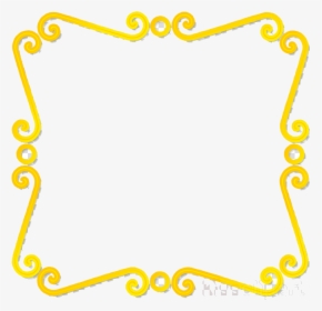 Wizard Of Oz Border Decorative Borders Transparent - Yellow Frame Clip Art, HD Png Download, Free Download