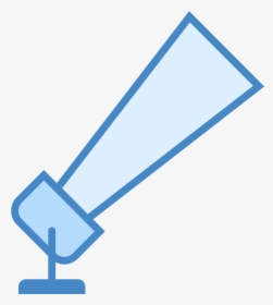 Two Diagonal Lines Are Drawn - Searchlight Icon, HD Png Download, Free Download
