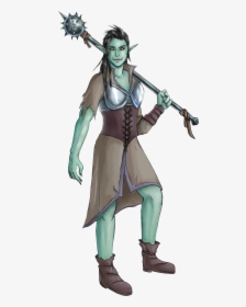 Drawn Orc Half Orc - Half Orc Dnd Characters, HD Png Download, Free Download