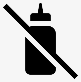 A Logo Of A Mustard Bottle With A Diagonal Line Drawn, HD Png Download, Free Download