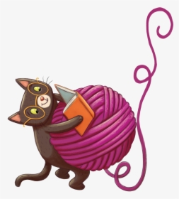 Transparent Yarn Ball Png - Dog And Yarn Clipart, Png Download, Free Download