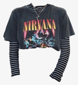 #nirvana #aestheticshirt #shirtpng #png #shirt #freetoedit - Outfits 90s, Transparent Png, Free Download