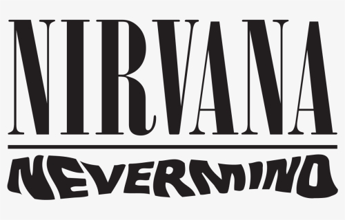 Nirvana Nevermind Logo Vector, HD Png Download, Free Download