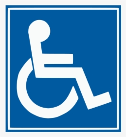 Handicap Sign - Wheelchair Sign In The Car, HD Png Download, Free Download