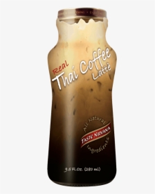 Front Bottle Of Real Thai Coffee Latte - Label, HD Png Download, Free Download