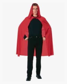 45 Inch Red Hooded Costume Cape - Little Red Riding Hood Outfit Men, HD Png Download, Free Download