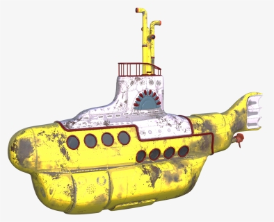 Yellow Submarine, Ocean, Water, Fantasy, 3d, Render - Tugboat, HD Png Download, Free Download
