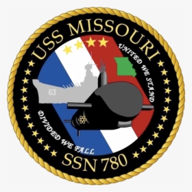 Uss Missouri Ssn 780 Logo, HD Png Download, Free Download