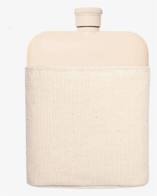 Flask With Canvas Carrier, Cream-0 - Water Bottle, HD Png Download, Free Download