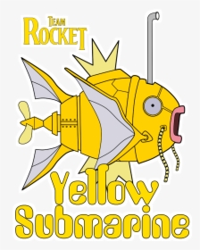 Adesivo Yellow Submarine - Cartoon, HD Png Download, Free Download