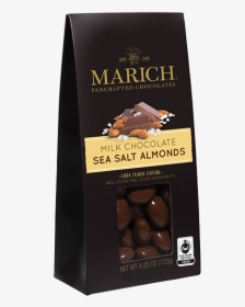 Milk Chocolate Sea Salt Almonds - All Toffee, HD Png Download, Free Download