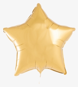 A Photograph Of Metallic Gold Foil Star Balloon - Cushion, HD Png Download, Free Download