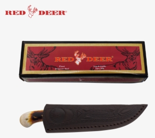 7 In Red Deer® Hunting Knife Real Bone Handle - Hunting Knife, HD Png Download, Free Download