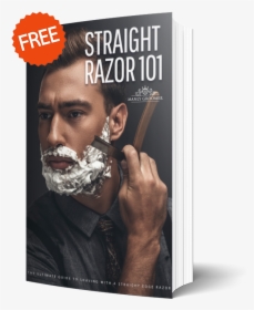 Straight Razor Shaving, HD Png Download, Free Download