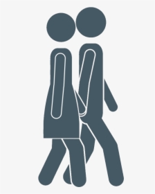 Men And Women Walking Icon, HD Png Download, Free Download
