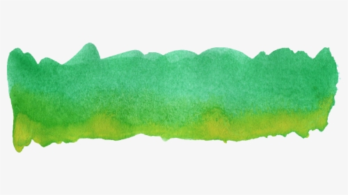 Transparent Colorful Banner Png - Dark Green Watercolor Png, Png Download, Free Download